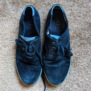 Sparkly Black and Gray Adam Tucker Canvas Sneakers